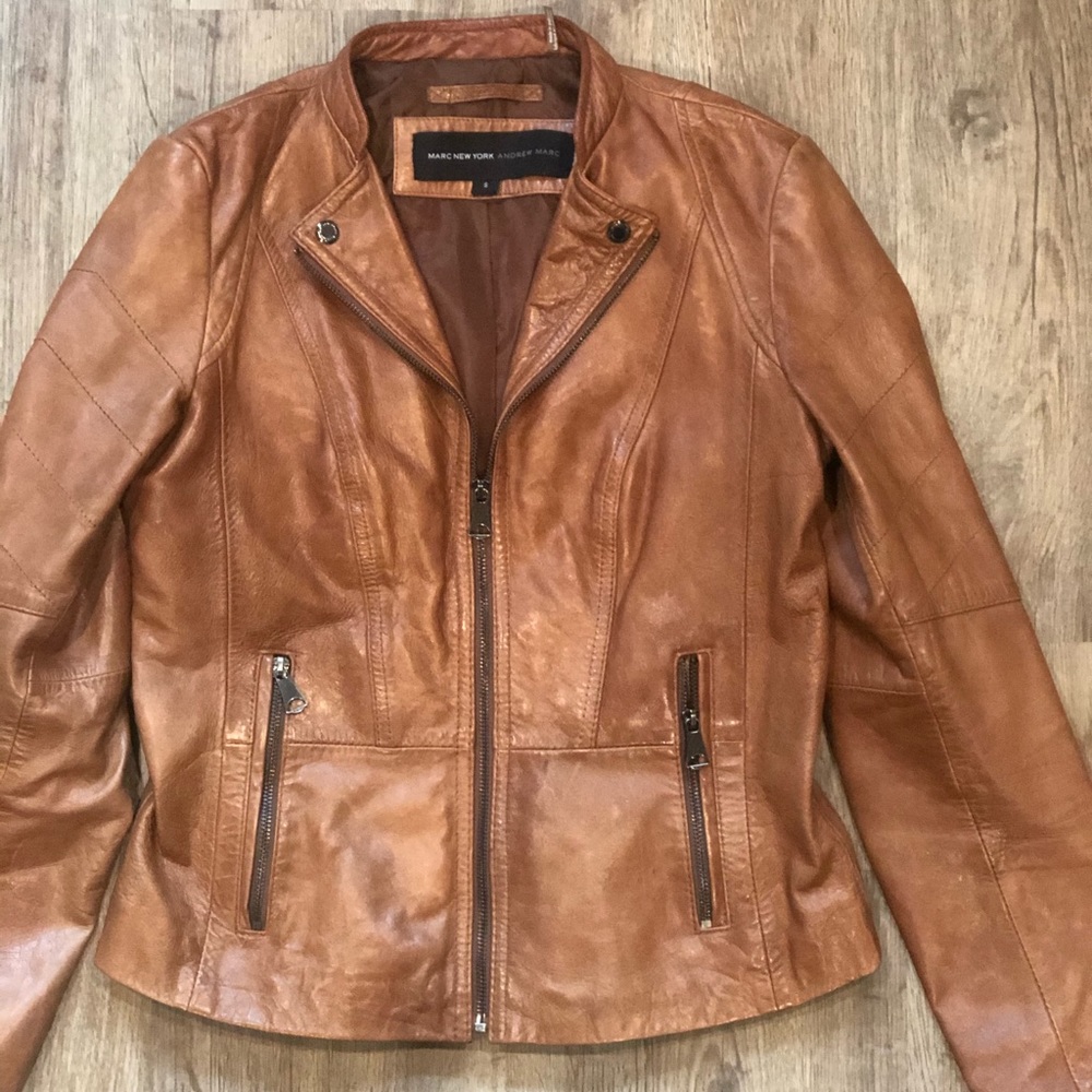 Andrew Marc-Marc New York Leather Jacket